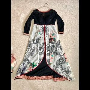Colorful Black Indian Outfit